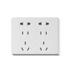 Ming-instalado elegante branco PC retardador de chama de dez furos mais sete furos de alta potência tomada multi-furo cabo de alimentação tomada de parede