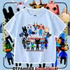 Nueva camiseta de manga corta para niños del juego de Roblox Animal Hospital, top moderno