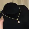 Libro Rojo Explosivo Lujo Estilo Palacio Gama Alta Suave Cepillado Perla Collar 2025 Nuevo Collar Sencillo