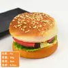 Adornos de Bistec Simulados, Accesorios para Fotografía Comercial, Modelo Falso de Hamburguesa de Comida, Nuggets de Pollo Frito, Comida de Pan Tostado, Patas de Pollo