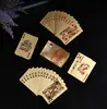 Ding comercio exterior al por mayor zhuizhou tuhao tablero de juego de oro carta de juego hermano pelo PET carta de juego creativa de lámina de oro en stock