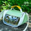 Bolsa de Salida para Mascotas Pequeñas Transfronteriza de Amazon Bolso de Hombro Portátil a Prueba de Viento Bolso Cruzado para Mascotas Jaula para Hámster Lista para la Venta