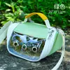 Bolsa de Salida para Mascotas Pequeñas Transfronteriza de Amazon Bolso de Hombro Portátil a Prueba de Viento Bolso Cruzado para Mascotas Jaula para Hámster Lista para la Venta