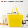 Bolso Tejido Bolso de Mano Logo Impreso Personalizado Capacidad Extra Grande Plástico Ecológico Bolsa de Compras Tejido de PP Recubierto Bolso Llamativo