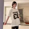 Camiseta de Manga Corta Bordada con Parches de Camuflaje Patchwork Estilo Retro Americano para Mujer, Verano Holgada y Relajada, Top Versátil de Manga Media para Parejas