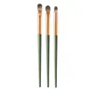 Conjunto de 3 pincéis de sombra personalizados para maquiagem, kit de pincéis de maquiagem para iniciantes, ferramentas de maquiagem coloridas, pincel de fibra, conjunto embalado individualmente para receber
