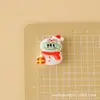 Navidad Lindo Animalito Dibujos Animados DIY Pegamento Cremoso Accesorios Resina Creativa Piezas Pequeñas Sandalia de Madera Hebilla Material Kit