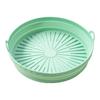 Bandeja para hornear de silicona para freidora de aire, redonda, cuadrada, para horno, almohadilla de silicona, olla de silicona para freidora de aire