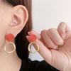 Pendientes Franceses de Super Hada Pétalo Dulce con Borla de Letra Verano Tendencia Caliente Pendientes de Borla con Letra de Diamante Venta al por Mayor