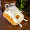 Almohada para la siesta de pan tostado de dibujos animados Almohada para la siesta de oficina Almohada para dormir de dibujos animados Cojín lumbar Almohada para dormir para niños