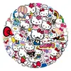 50 Novos Adesivos de Gato Graffiti 50K para Decorar Cadernos e Malas, Adesivos Cartoon DIY, Atacado do Fabricante