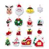 Bordado por Computadora Parches de Bordado Navideño DIY Autoadhesivos Sin Coser Accesorios de Tela Accesorios para Ropa Pegatinas de Parche para Ropa