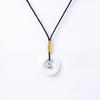 Transmisión en Vivo de Douyin Hebilla de Paz Duoduo Luz de Noche Collar Tejido a Mano Collar Circular Regalo para Novia Estilo Retro