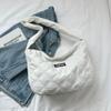 Bolsa cruzada de hombro casual de estilo occidental con textura de color sólido, versátil, estilo coreano de moda, ins2023, bolsa para mujer