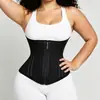 Cinta Modeladora de Cintura em Malha Europeia e Americana Transfronteiriça, Modelador Corporal de Camada Dupla, Cinto de Suporte de Cintura Esportivo Emagrecedor, Cinta Modeladora de Cintura