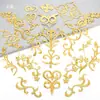 Pegatinas de Tela Bordada con Patrón Dorado y Plateado, Vestidos Antiguos, Nubes Propicias, Óperas, Varios Estilos de Piezas Bordadas, Pegatinas Decorativas de Parche, Accesorios DIY, Flores Calientes