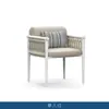 Sofá Cadeira de Pátio Externo Escandinavo Móveis de Jardim e Terraço Hotel Sofá Cadeira de Rattan Móveis Combinados