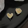 Aretes Franceses Delicados "Trufa de Champán" Nicho Brilla Combinan con Todo Cristal Champán Amor Aretes de Tuerca Dulce Forma de Corazón