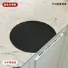 Tabla de cortar de TPU de grado alimenticio, antibacteriana, modelo nuevo para uso doméstico, tabla de cortar de cocina semicircular de doble cara
