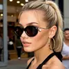 Gafas de Sol Retro Redondas de Perlas para Mujer de Nueva Colección Transfronterizas Moda Tendencia Europea y Americana Personalidad Versátiles Gafas de Sol de Alta Gama para Hombre