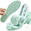 Plantilla de Camelia Pisando Caca Sensación Desodorante Absorbente de Sudor Transpirable para Mujer Engrosada Amortiguadora Cómoda Ultra Suave Previene el Dolor Pies No Cansados