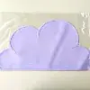 Mantel individual de silicona con forma de nube para niños, impermeable, antideslizante, a prueba de fugas, aislante térmico