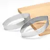 430 anillo de torre de perforación con forma de concha de oliva método de anillo tipo molde para base de tarta perforada anillo para pastel de mousse molde para pastel eléctrico molde para pastel de maíz