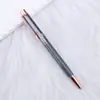 Nova Caneta de Areia Movediça Colorida com Pó de Ouro Infundido em Óleo com Logotipo Imprimível Areia Movediça Presente Criativo de Publicidade Material de Papelaria Estudantil Caneta Esferográfica