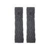 Otoño e Invierno Nuevos Calcetines Gruesos de Bolas Trenzadas para Mujer Color Sólido Gruesos Cálidos a la Moda Gris Calcetines Altos JK Cubrepiernas