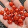 Imitación Jade Jade Rojo Cuentas de Calabaza de Jade Jade Cuentas Sueltas Cuarcita Naranja Jade Calabaza de la Fortuna Hebilla de Jade Espaciador Cuentas de Ábaco Joyería