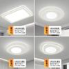 Luces de sala de estar 2025 nuevas lámparas Guangdong Zhongshan, ambiente simple moderno, paquete para toda la casa, combinación de iluminación de techo