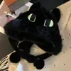 Bonito Gorro de Peluche de Dibujos Animados de Chimuelo, Cálido y a Prueba de Frío para Invierno, Forrado de Felpa y Engrosado, Gorro Protector de Orejas para Ciclismo, Gorro Lei Feng para Mujer