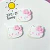 Accesorios para Joyería DIY de Gato Lindo de Dibujos Animados Personalizados Parche de Resina Cubierta Protectora para Funda de Teléfono Móvil Pasador Materiales Hechos a Mano