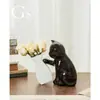 Florero de Cerámica para Arreglos Florales con Temática de Gatos, Pieza Decorativa de Alta Gama para Flores Secas e Hidroponía, Adecuado para Mesa de Comedor, Sala de Estar y Decoración Artística de Entrada