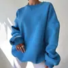Sudadera Holgada Versátil Nueva para Mujer 2023, Informal para el Trabajo Holgada con Cuello Acanalado y Estampado, Tendencia Otoño Nuevo Top