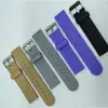 Adequado para Smartwatch Xiaomi/Huami 20mm Boca Plana Universal Orelha Crua Auto-Destacável Pulseira de Silicone