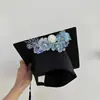 Decoração de Chapéu de Formatura Decoração de Chapéu de Formatura de Bacharel Grampo de Cabelo DIY Feito à Mão Pacote de Material para Chapéu de Mestrado e Doutorado em Metabo