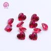 Coração - em forma de 8 # corindo vermelho escuro gema sintética 3 * 3-8 * 8mm amor em forma de coração corindo vermelho escuro qualidade estável resistência a altas temperaturas
