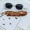 Decoración de cordón para gafas de color acrílico para aduana de comercio exterior europeo y americano cadena de cuerda para mascarilla de adulto venta al por mayor