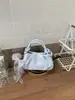 Bolsa de Mão Pequena Plissada Exquisita para Mulheres, Nova Moda 2026 Versátil Bolsa Transversal, Bolsa Tote Pequena Super Popular para Primavera e Verão