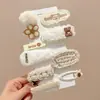 Presilha Bico de Pato para Meninas, Grampo Doce e Fofo para Franja e Cabelo Lateral, Presilha de Cabelo Adorável para Crianças, Grampo Super Fofo para Fios Soltos