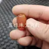 Ágata Vermelha de Gelo Poligonal Furo Grande Passepartout Jade Contas Soltas Revestidas com Calcedônia Branca Contas Cilindricas Pulseira Colar Joias Contas