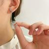 Pendientes asimétricos Xingyue, elegantes pendientes de diamantes con destellos de celebridades de Internet, pendientes largos con borlas, nueva moda para mujer