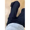 Pantalones vaqueros rectos y holgados de diseño para mujer, estilo americano, retro, azul oscuro, de cintura alta, adelgazantes, para otoño