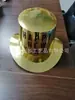 Año Nuevo 2021 Dorado Feliz Año Nuevo Sombrero de Fiesta Sombrero Decorativo Sombrero de Papel Sombrero de Vaquero Sombrero de Cumpleaños