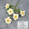 Decoração de Rosa Simulação Cinco Cabeças Decoração de Flor Simulação Feita à Mão Flor Falsa de Casamento Flor Simulação de Casamento Hanfu Atacado Flor de Seda