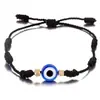 Pulseira de Fio Vermelho da Sorte de 7 Nós Transfronteiriça Amazon Olho Grego Pulseira Trançada Feita à Mão Atacado Item Quente da Moda