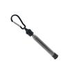 Tubo de soplado de acero inoxidable para exteriores, quemador de soplado, herramienta de fuego para acampar, fuelle de soplado de bolsillo retráctil