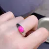 Anel de Opala Rosa Natural, Pele de Porcelana Rosa, Textura da Opala Rosa É Delicada, Quente e Úmida, e a Cor É Delicada e Bonita