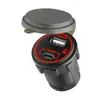 Tomada USB 12V Atacado para Carro, Barco, RV com Luz, Modificação de Ônibus Carregador de Carro Tipo-C Carregador de Celular